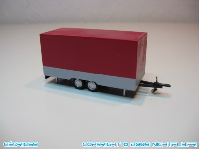 remorque affectée au transport du callage...