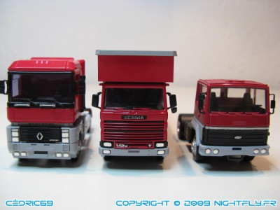 vue de face des convois...