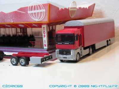 2eme vue avec la semi des voitures et son magnum...