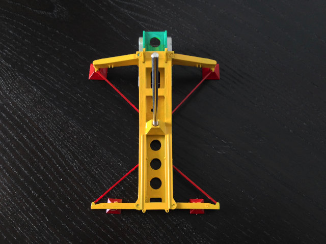 Structure du moteur repeint intégralement (à la base un bleu clair fade)